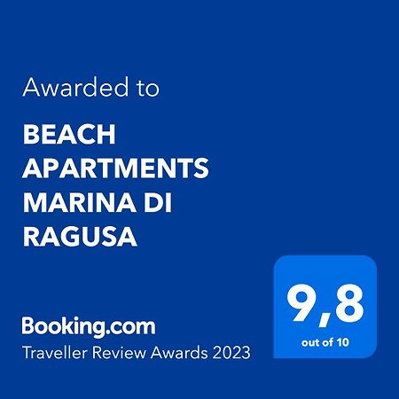 Beach Apartments Marina Di Ragusa Exterior photo